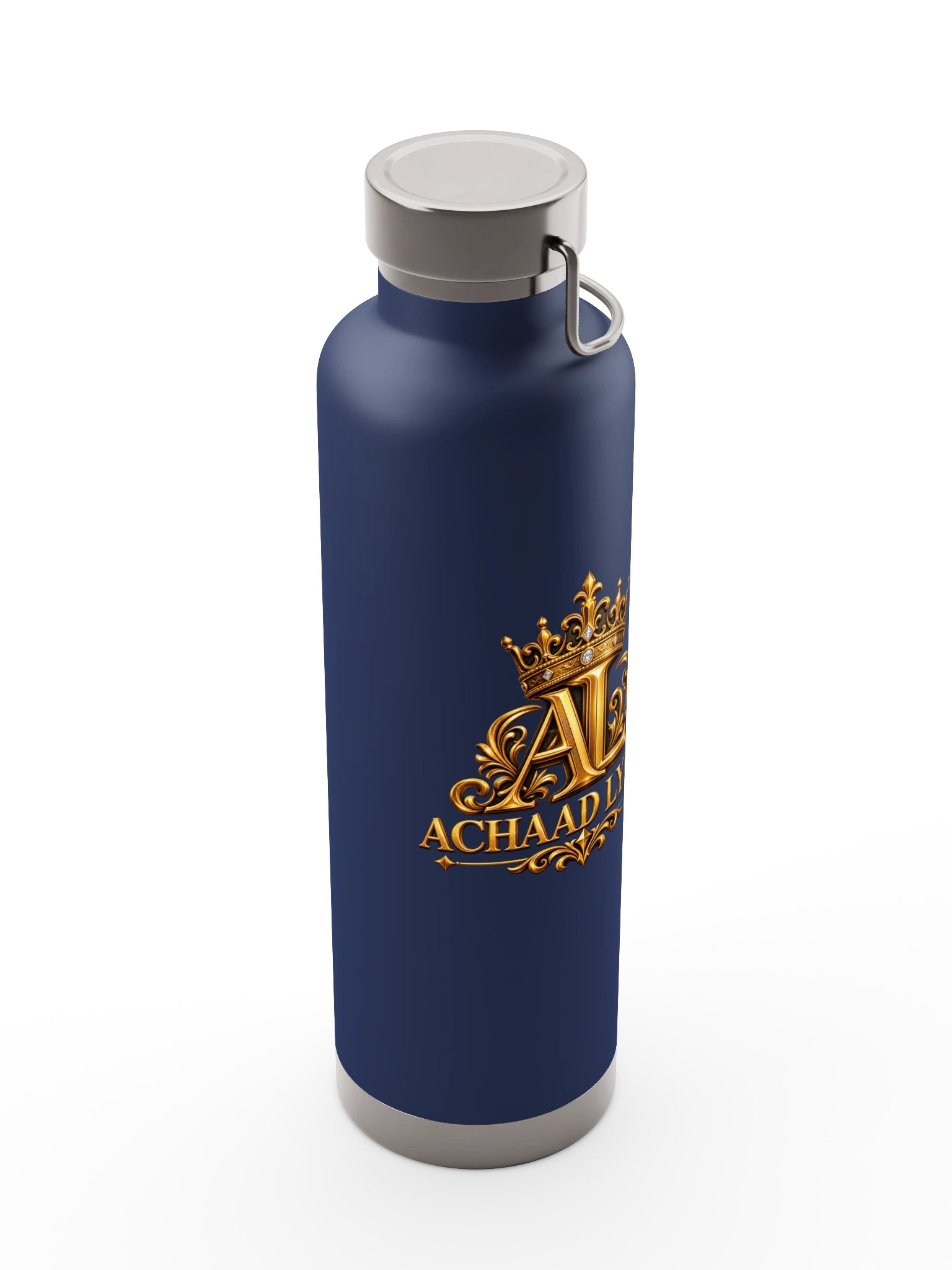 Achaad Lyric Royal Blue | Signature Crown 22 oz Insulated Bottle product image (6)
