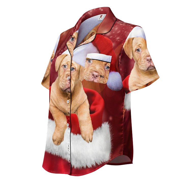 'It's Christmas' Festive Santa Paws Women's Pyjama Top product image (1)