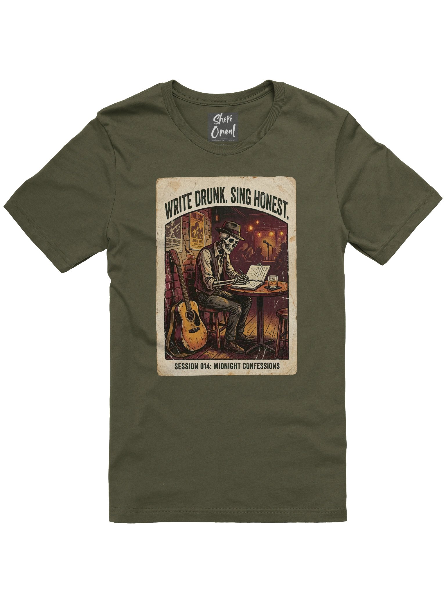 Write Drunk Sing Honest - V1 Tee product image (34)