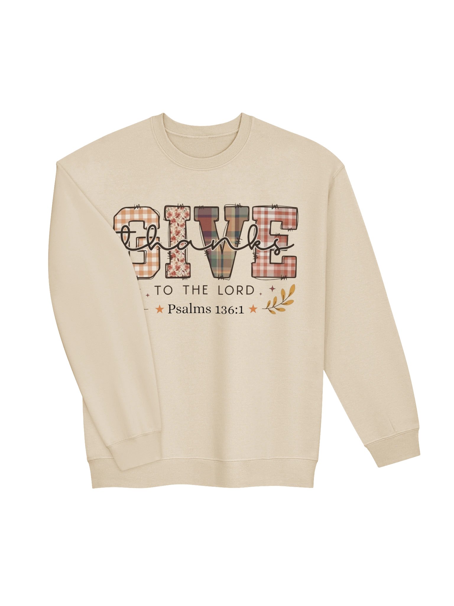 Give Thanks to the Lord Sweatshirt | Christian Thanksgiving Crewneck product image (11)