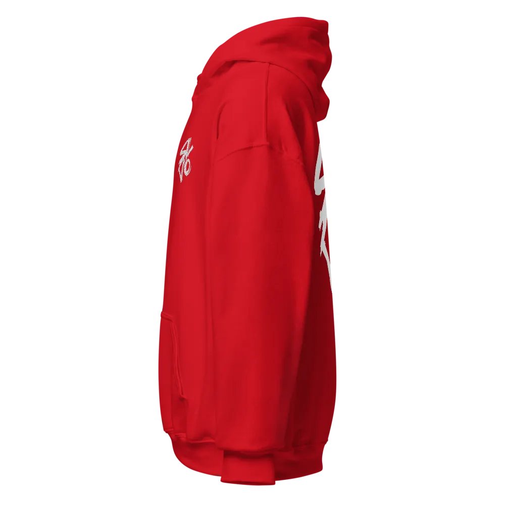 Hoodie Red Large Backprint product image (4)