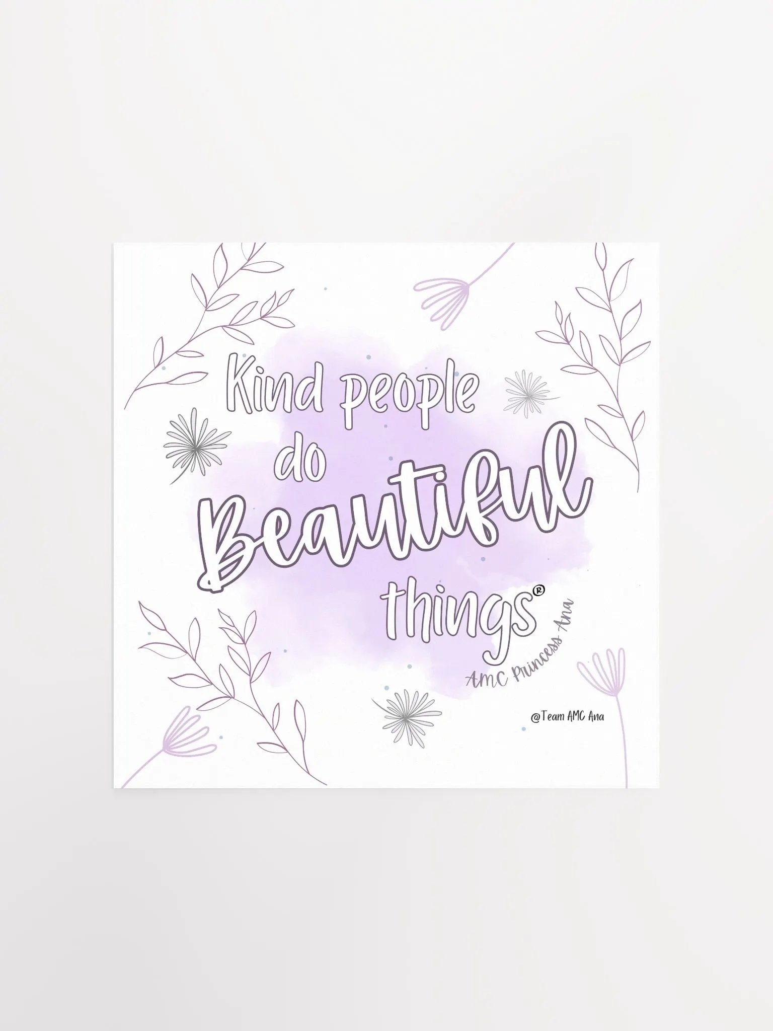 KPDBT - White/Lavender Poster product image (3)