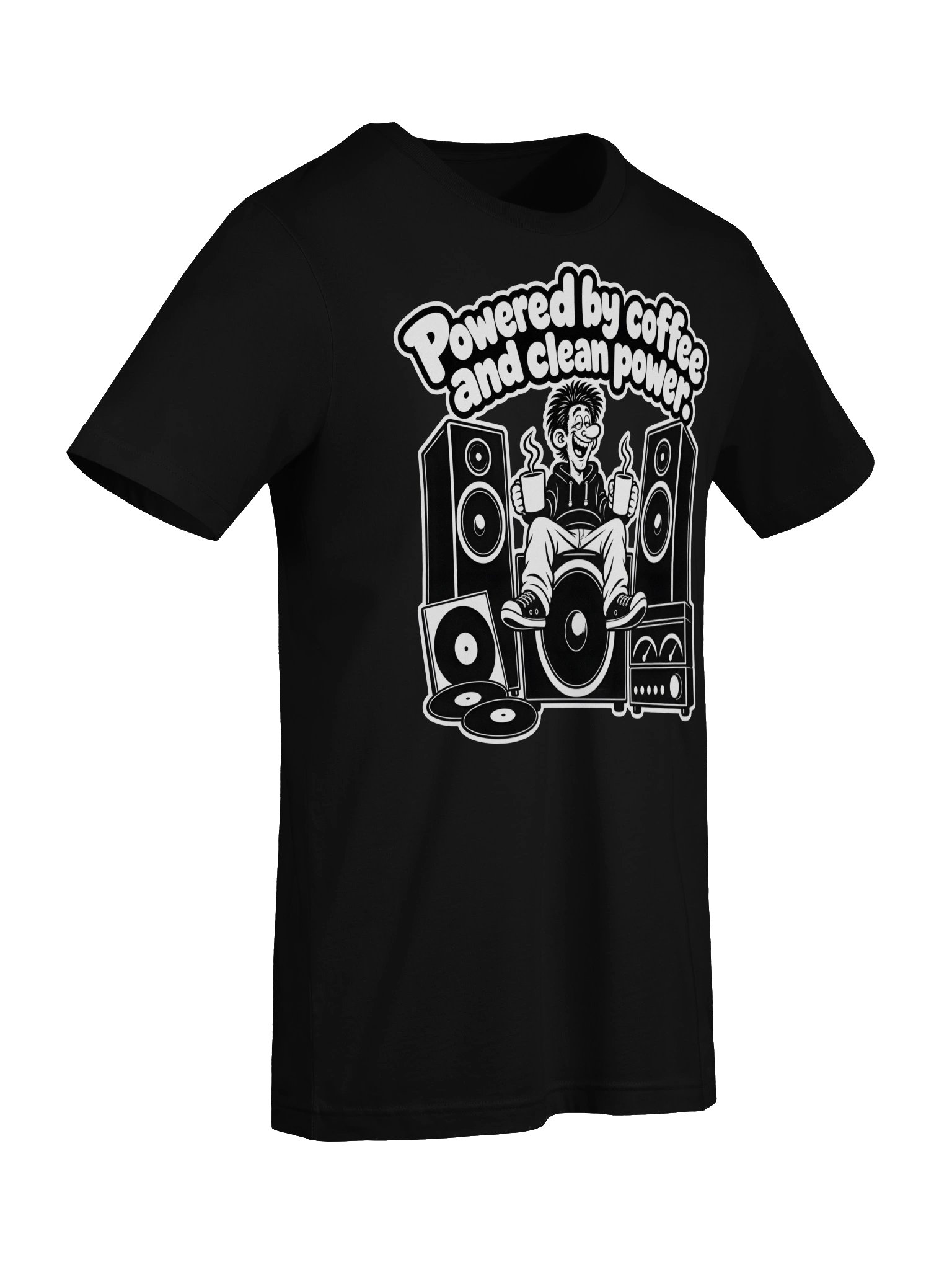 Powered by Coffee and Clean Power - Unisex T-shirt product image (7)