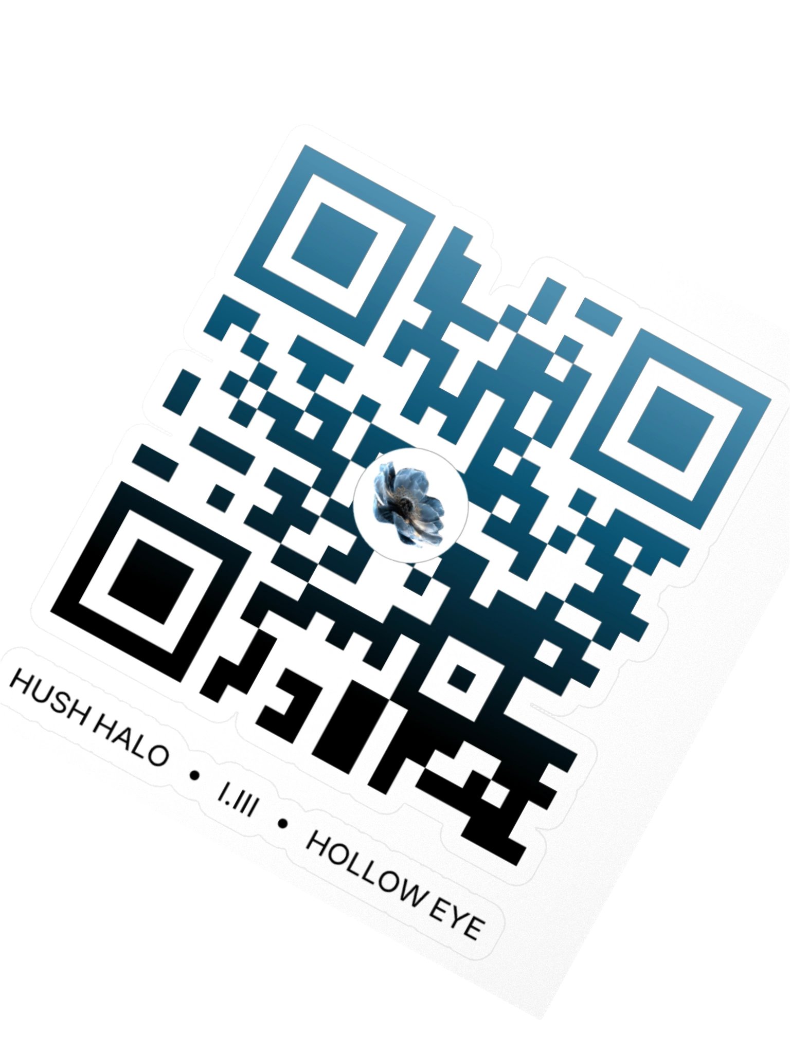 Hollow Eye QR STICKER + Daily Poetry Experience [AUDIO] product image (8)