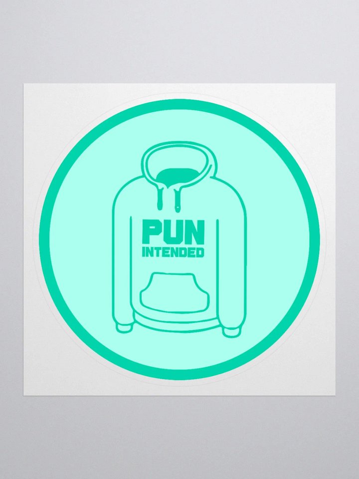 Pun-Intended Socials Logo Sticker product image (1)