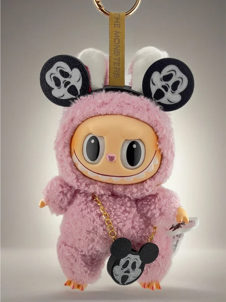 Mickey Ghost Face Costume Set for Labubu Plush📞👻 product image (1)