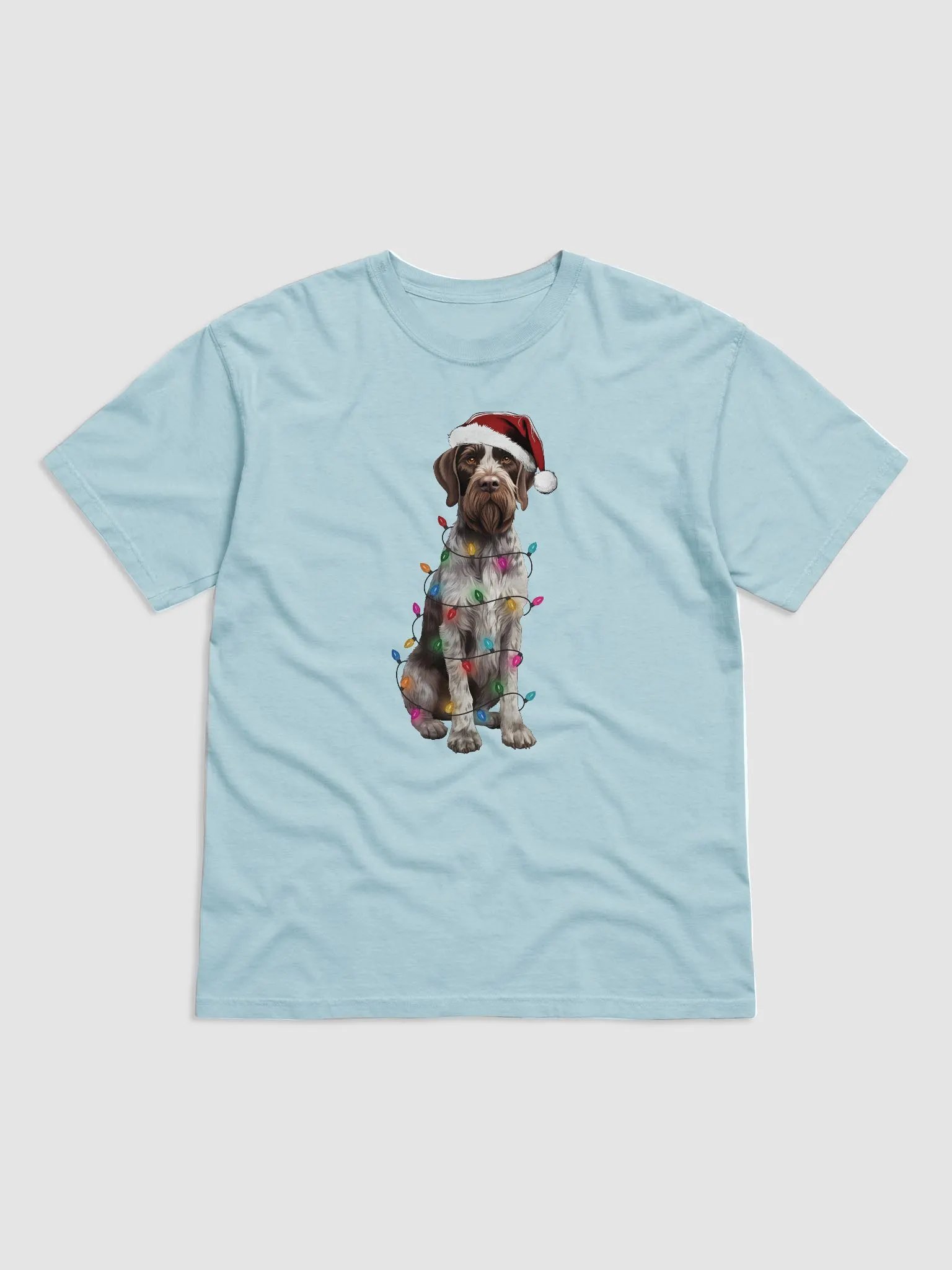 Funny German Wirehaired Pointer Christmas T-Shirt for GWP Paw-rents product image (14)