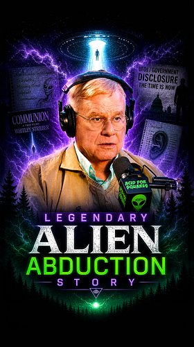 Acid For Squares Podcast guest Whitley Strieber, one of the most famous alien abductees of all time and New York Times best-s...
