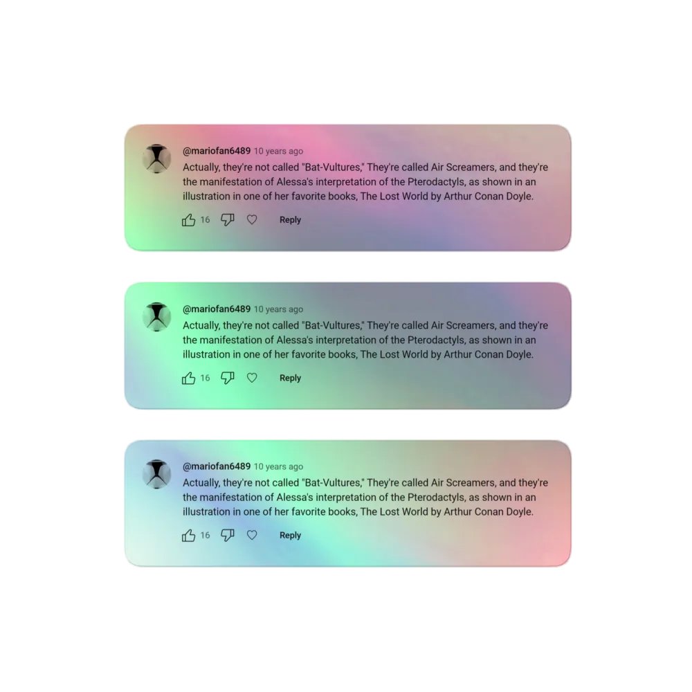 Air Screamers Holographic Stickers product image (1)