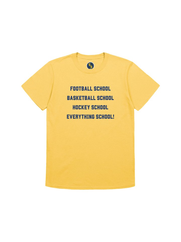 Everything School Classic Edition Maize Tee product image (1)