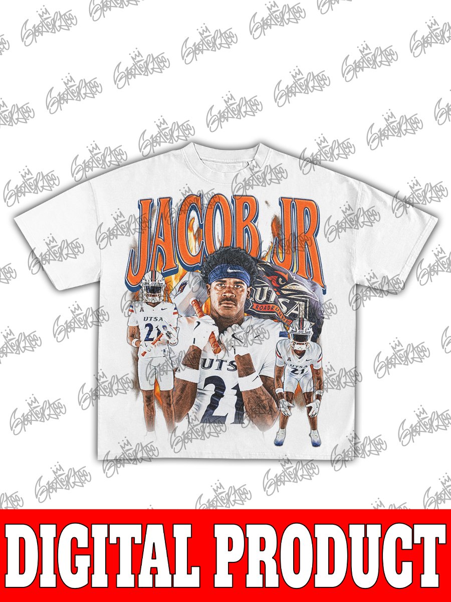 Jacob Jr. UTSA Roadrunners College Football Vintage Bootleg Graphic product image (2)