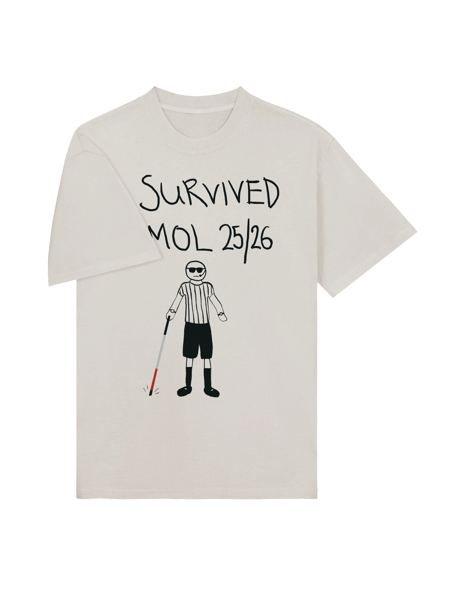 I Survived PGMOL 25/26 Oversized Faded T-Shirt product image (3)