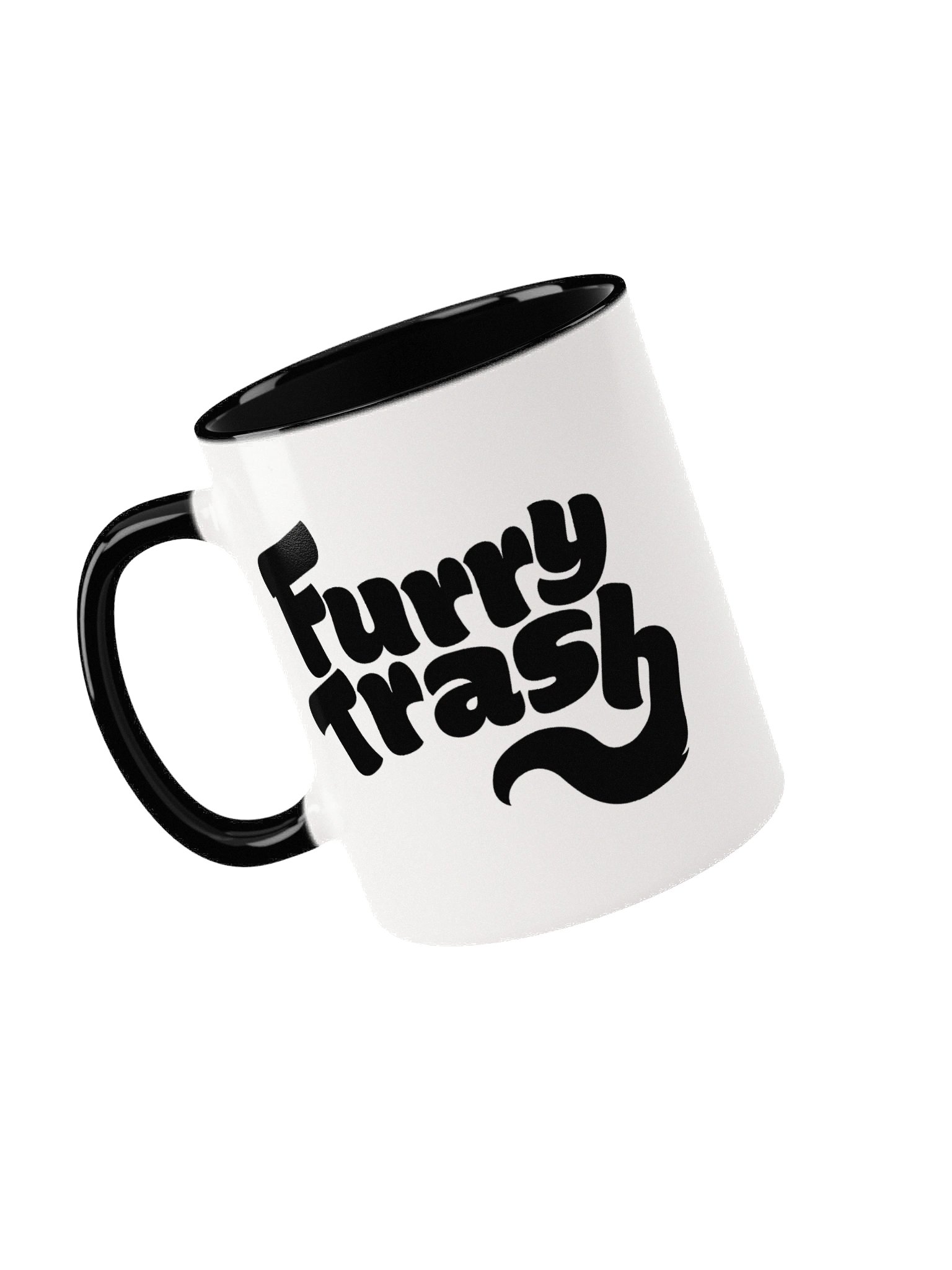 Furry Trash Mug - Bubble Logo (Black) product image (63)