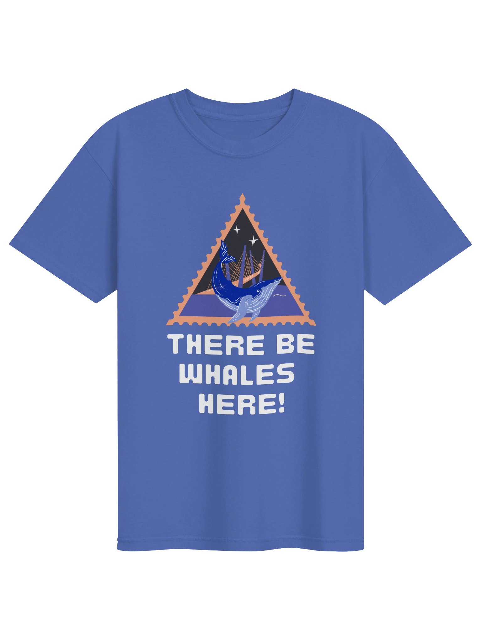There Be Whales Here! Graphic Tee product image (1)