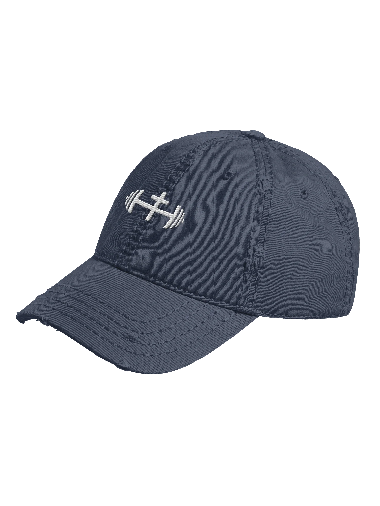 His House Distressed Dad Hat by His House