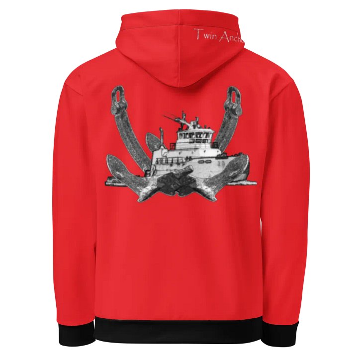 2 Anchor Titan Tug (Red) – Performance Marine Wear | Twin Anchor Apparel North Current Line product image (1)