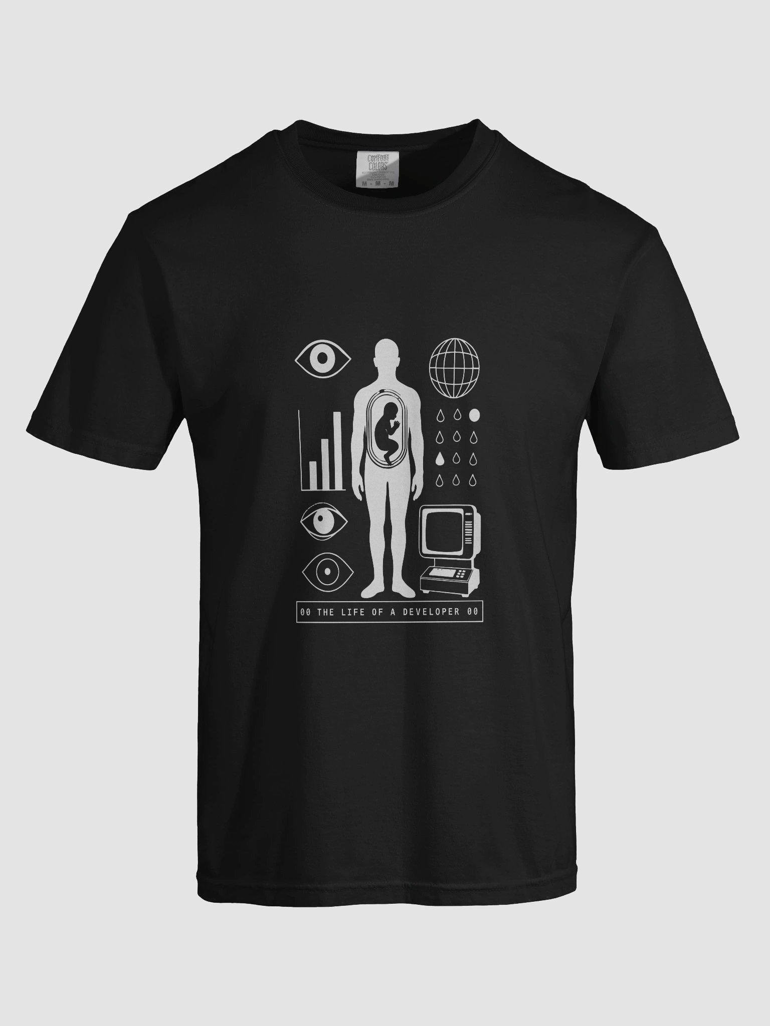 00 The Life of a Developer 00" T-Shirt product image (8)