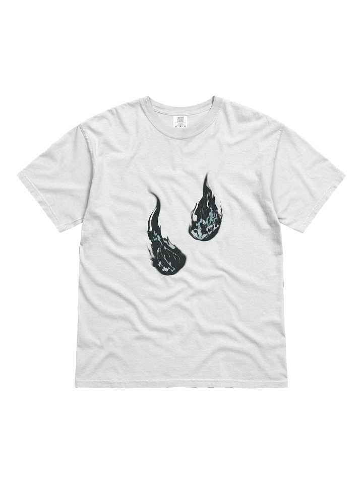 JJK White T-Shirt Black Flame product image (5)