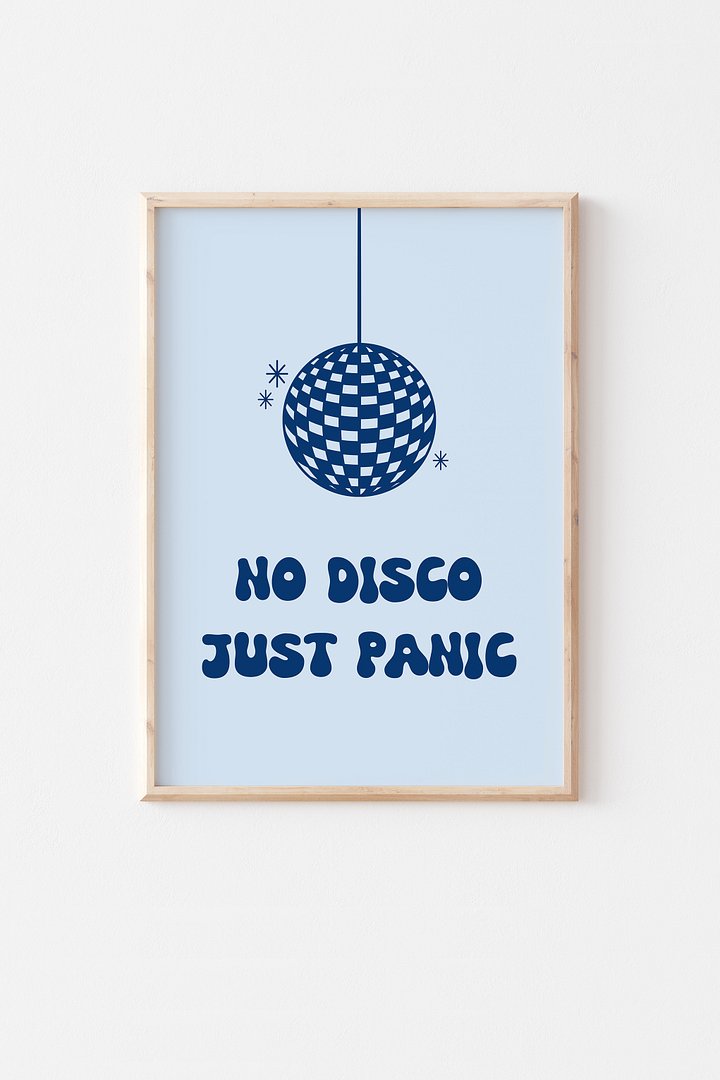 Just Panic Print / Instant Download product image (1)
