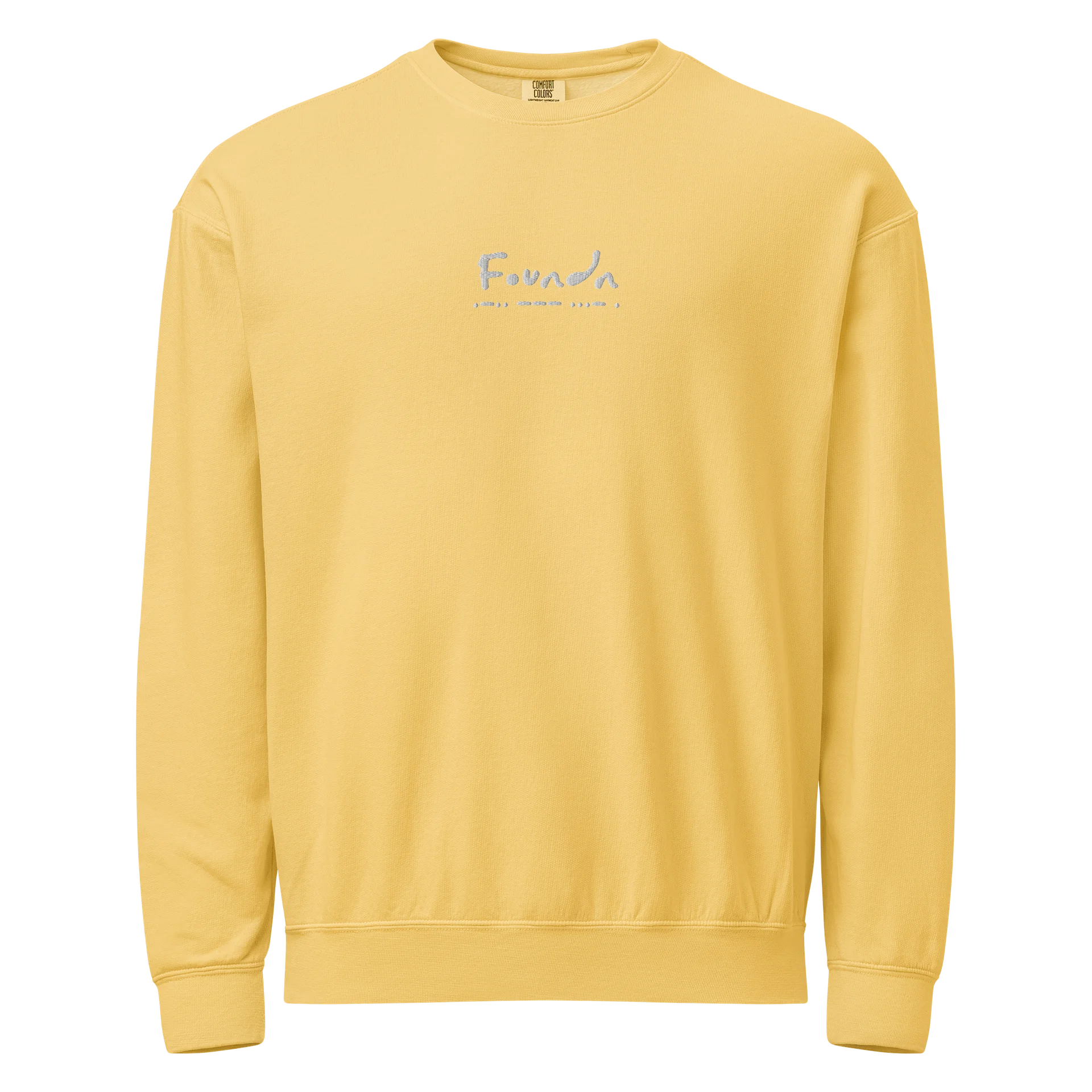 Foundn Love Crewneck — Butter product image (1)