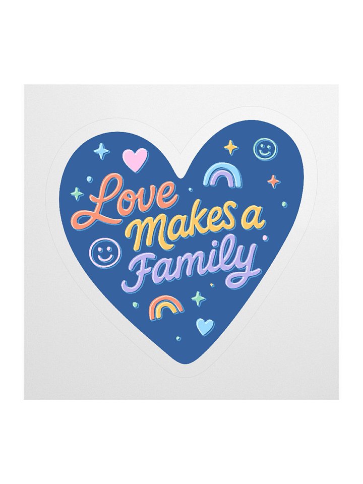 Love Makes a Family Sticker product image (1)