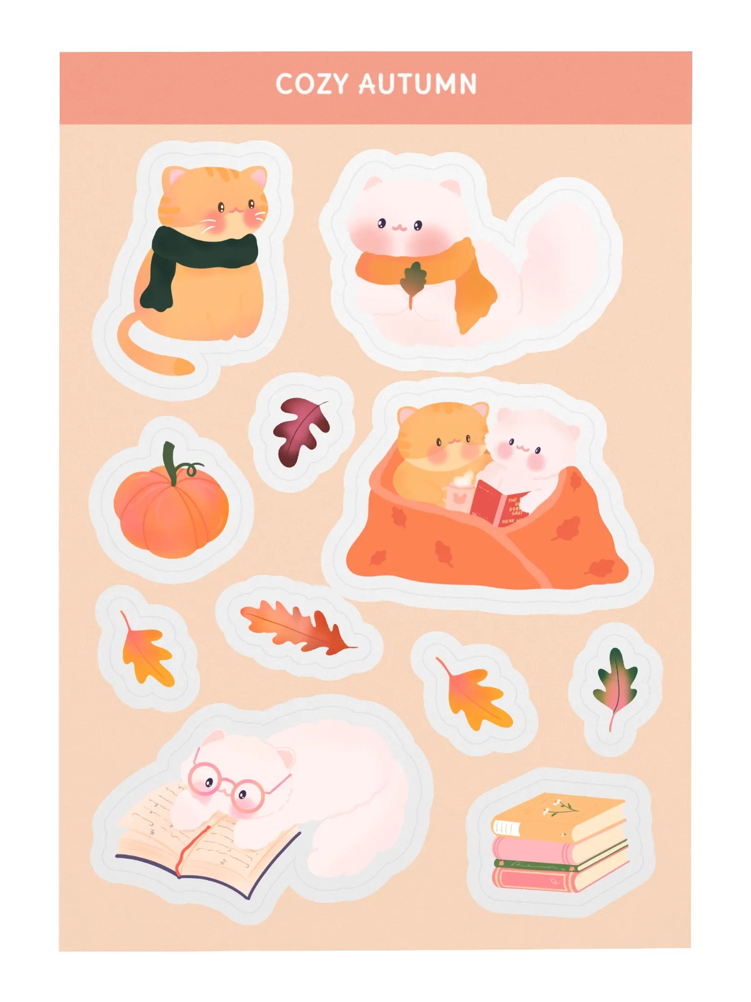 Cozy Autumn Sticker Sheet product image (2)