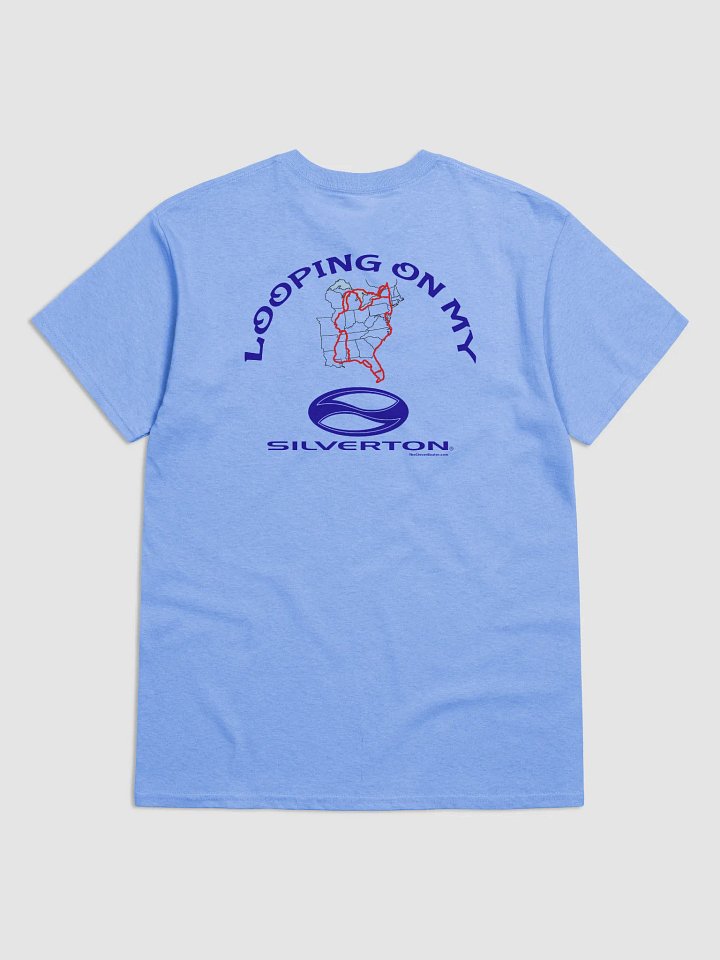 Looping On My Silverton - T-Shirt - Light Shirt w/Blue Logo product image (1)