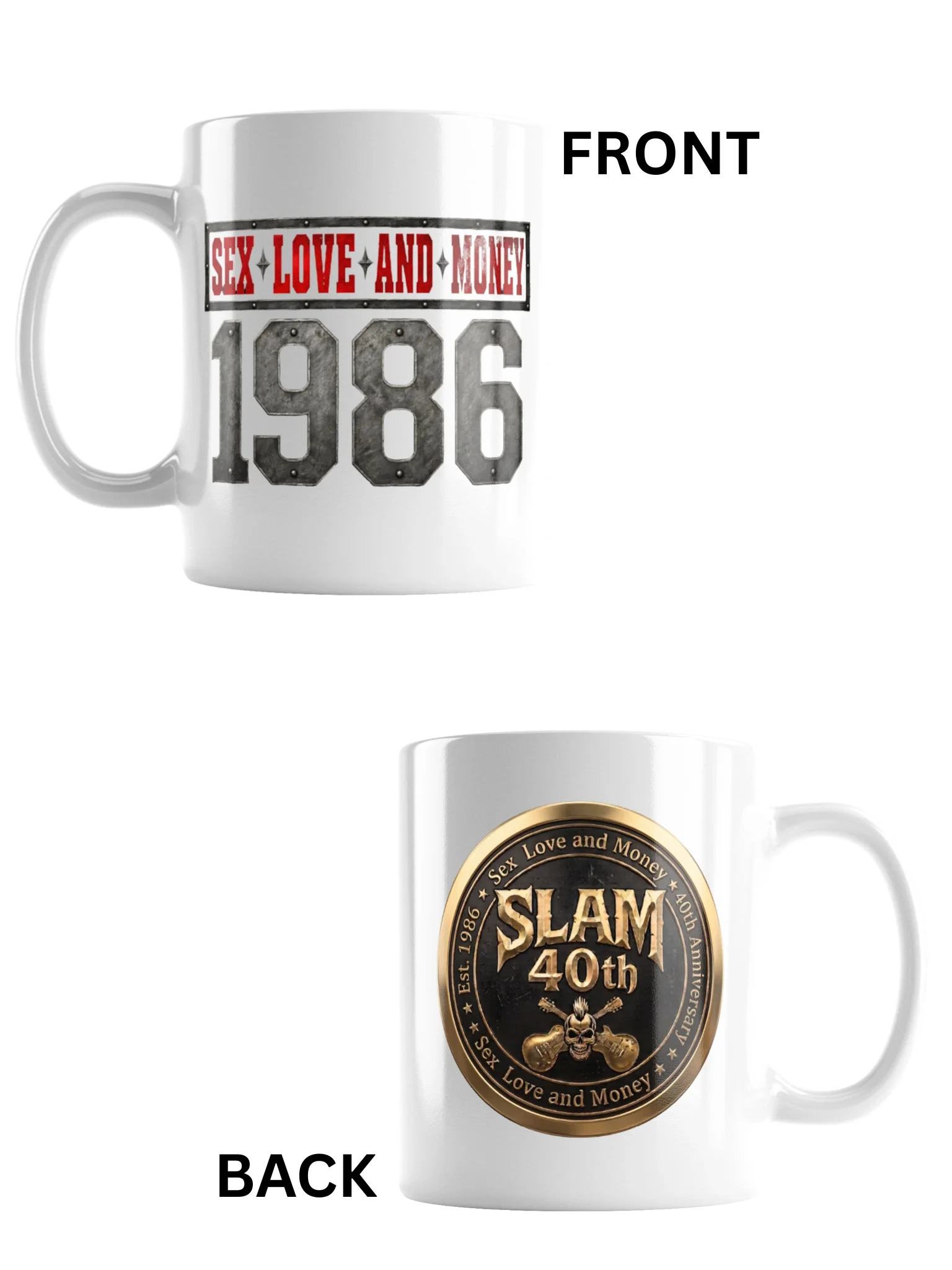 Offical Sex Love and Money 40th Anniversary Mug product image (1)