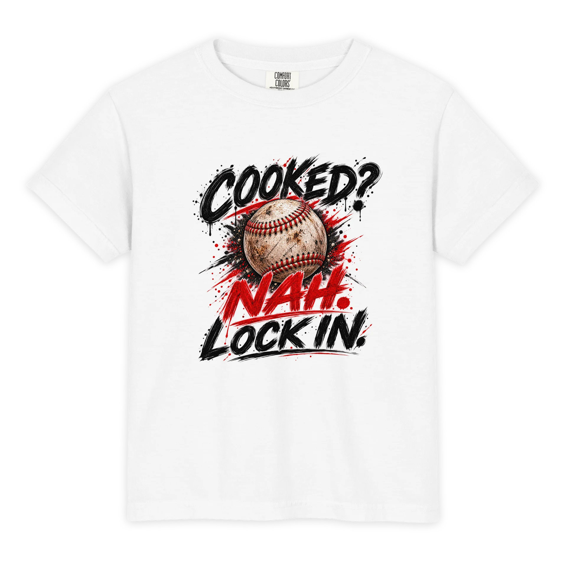 OFF THE PATH #005 | COOKED? NAH. LOCK IN. Tee ⚾ product image (1)