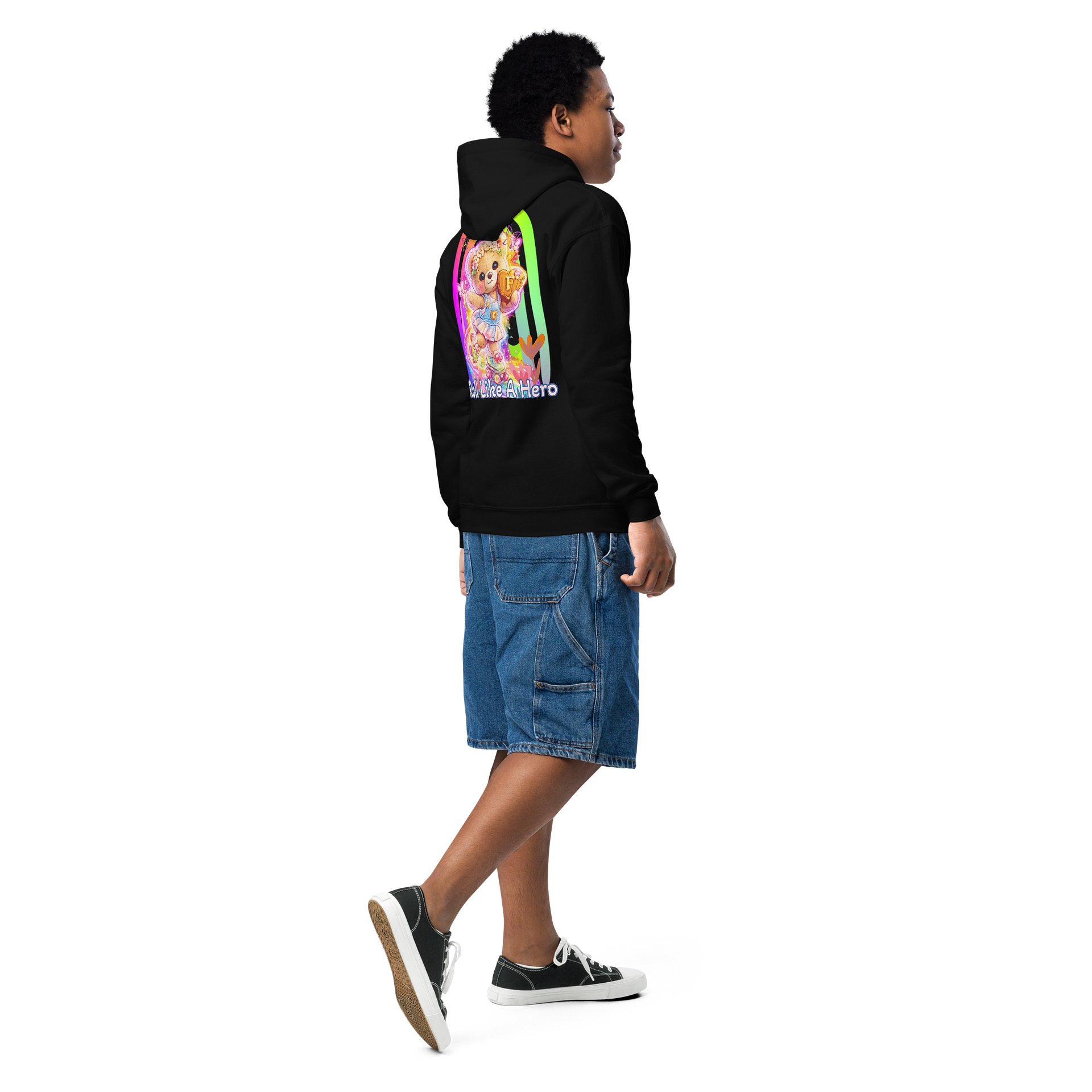 Fayzie's 'Roll Like A Hero' Heavy Blend Youth Hoodie by FayzieBobs product image (43)