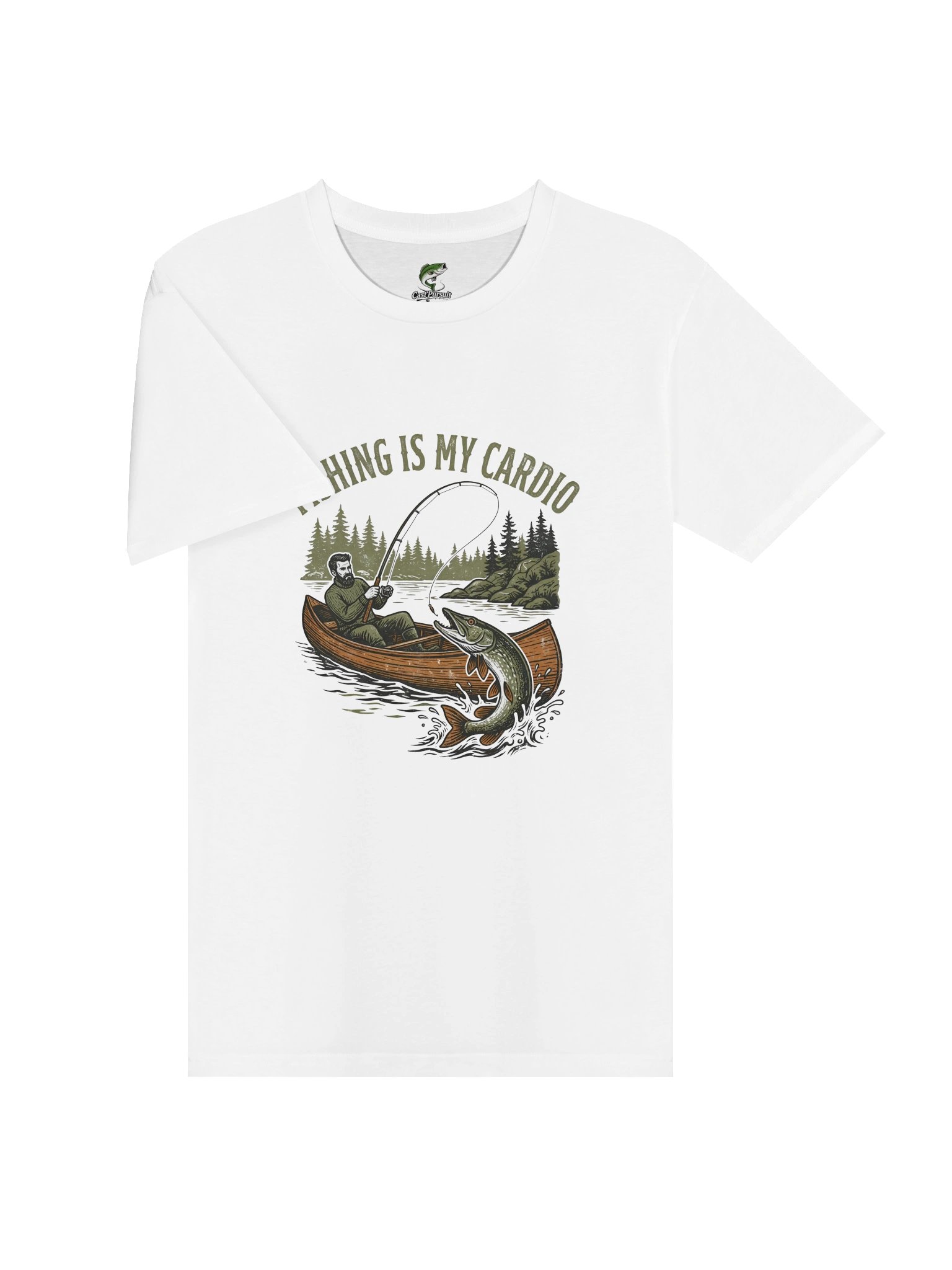 T-Shirt: "Fishing is My Cardio" product image (27)