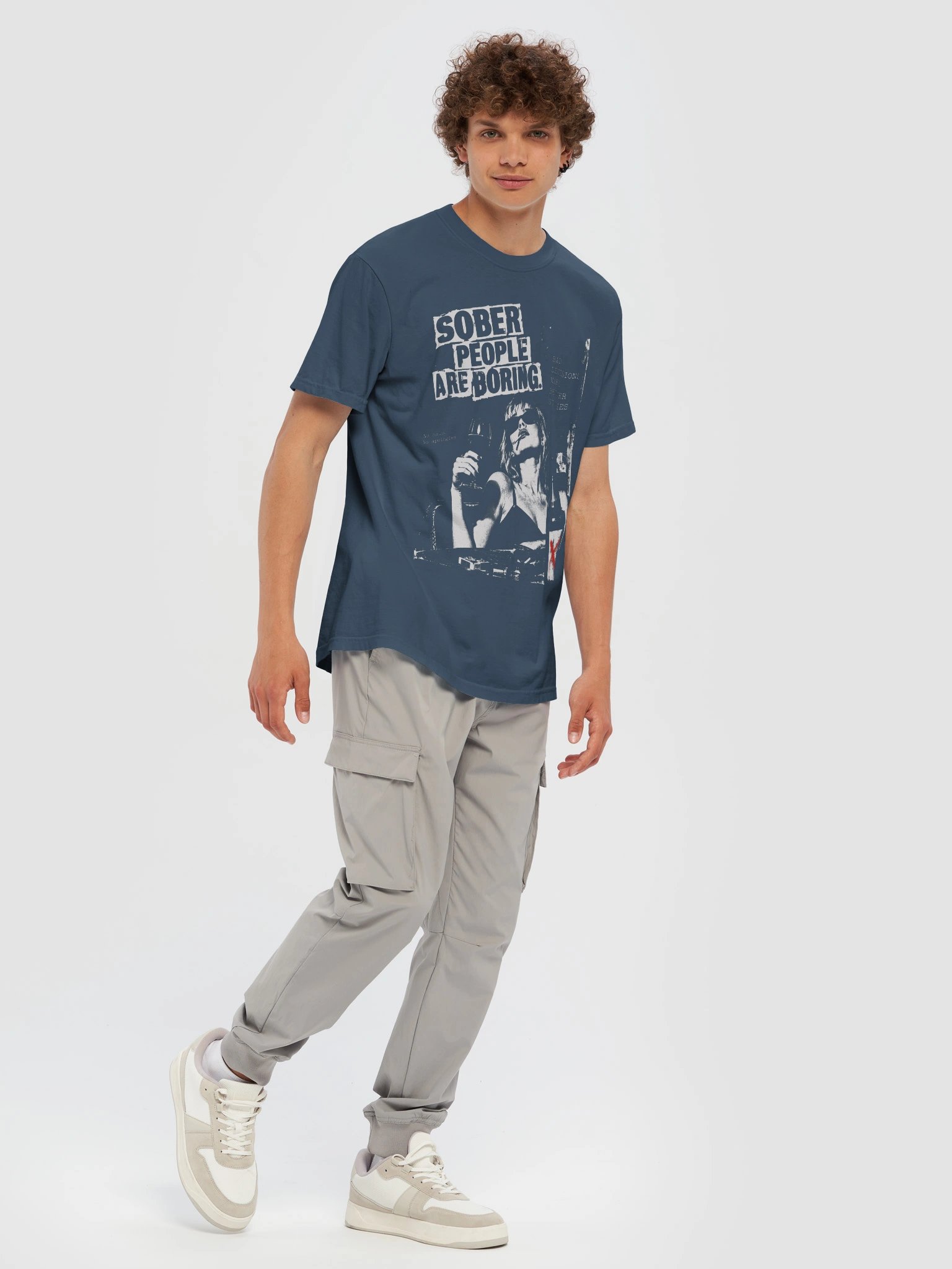 Sober People Heavyweight Graphic Tee product image (9)
