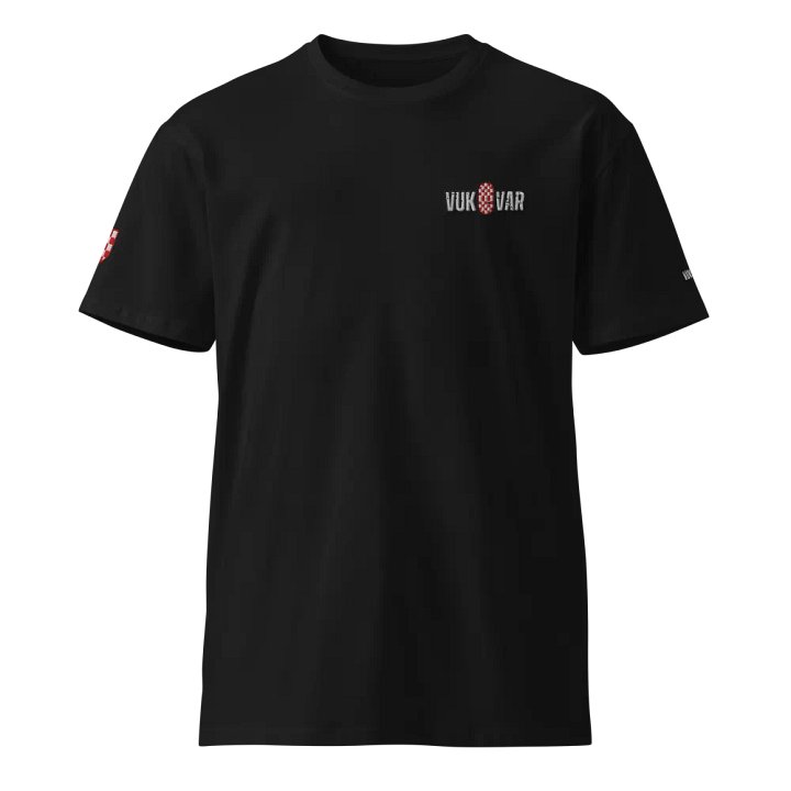 VUKOVAR Shield Distressed Ušivani Logotipi T-Shirt product image (2)