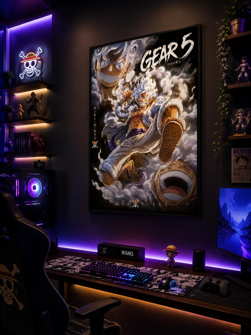 Gear 5 Luffy - Warrior of Liberation | One Piece Anime Poster product image (2)