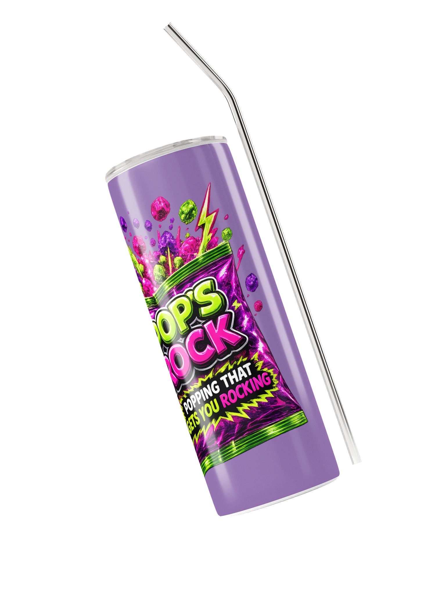''Pops Rock'' Stainless Steel Tumbler product image (4)