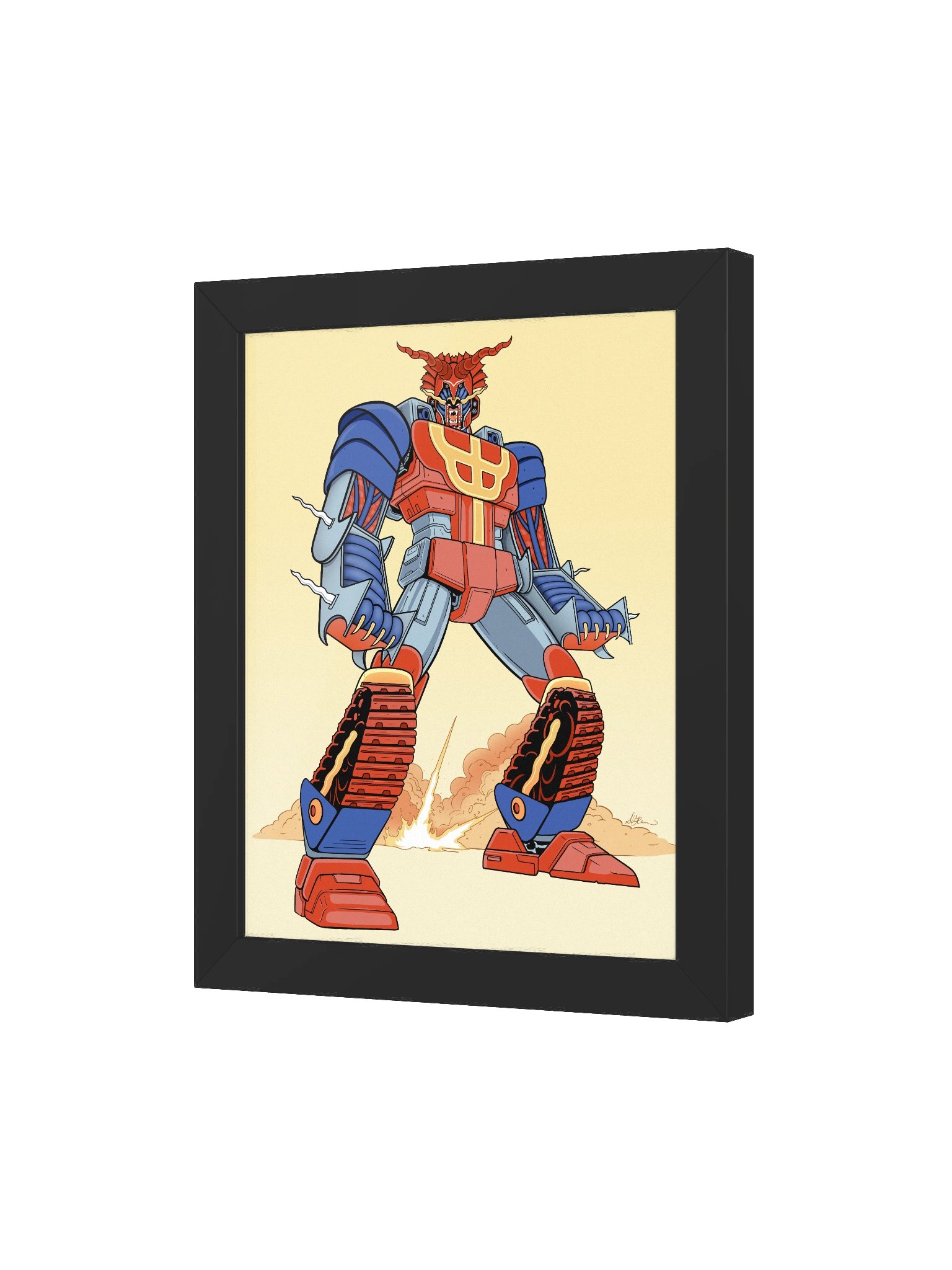 The Metallian 1984 - Judas Priest & Transformers Mashup Framed Poster product image (3)