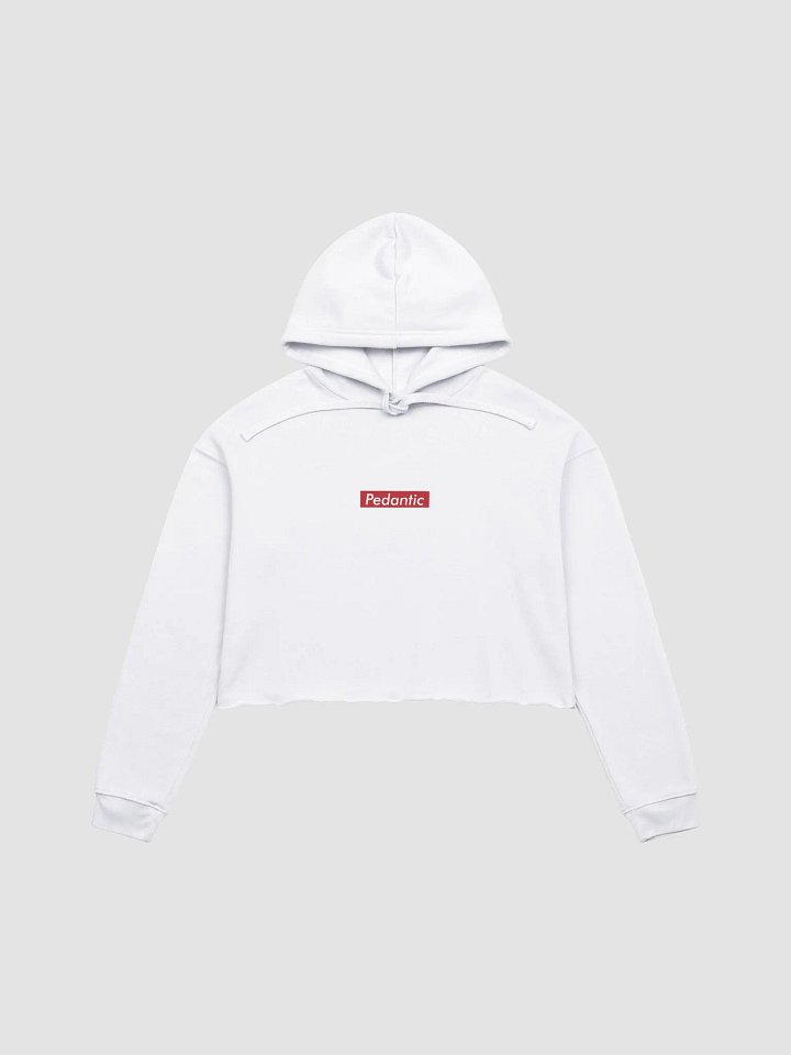 Pedantic Fleece Crop Hoodie product image (33)