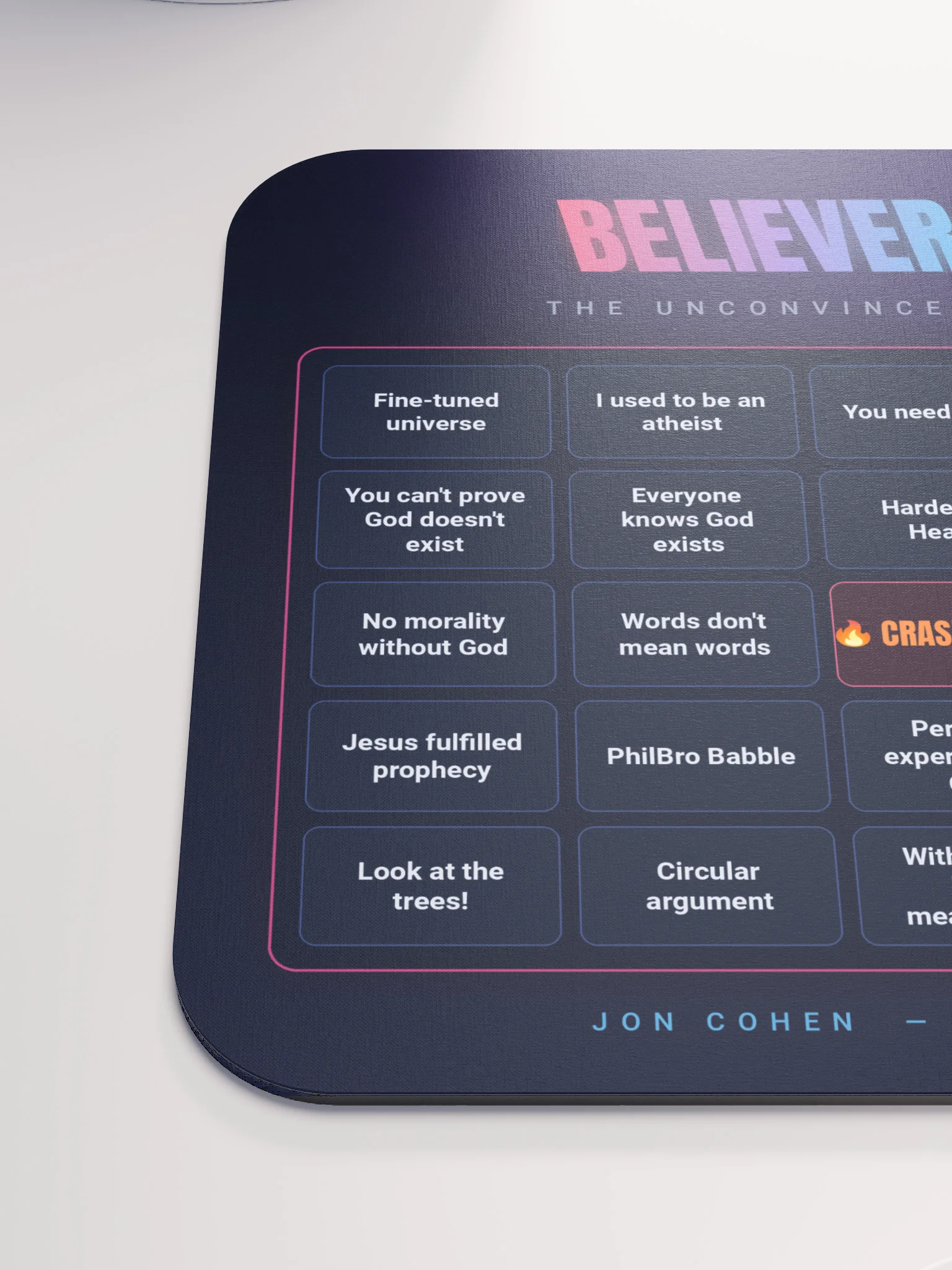 Believer Bingo — Mousepad product image (7)