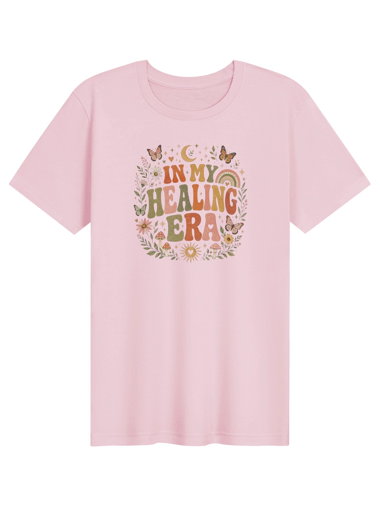 In My Healing Era Boho Wreath Tee product image (115)