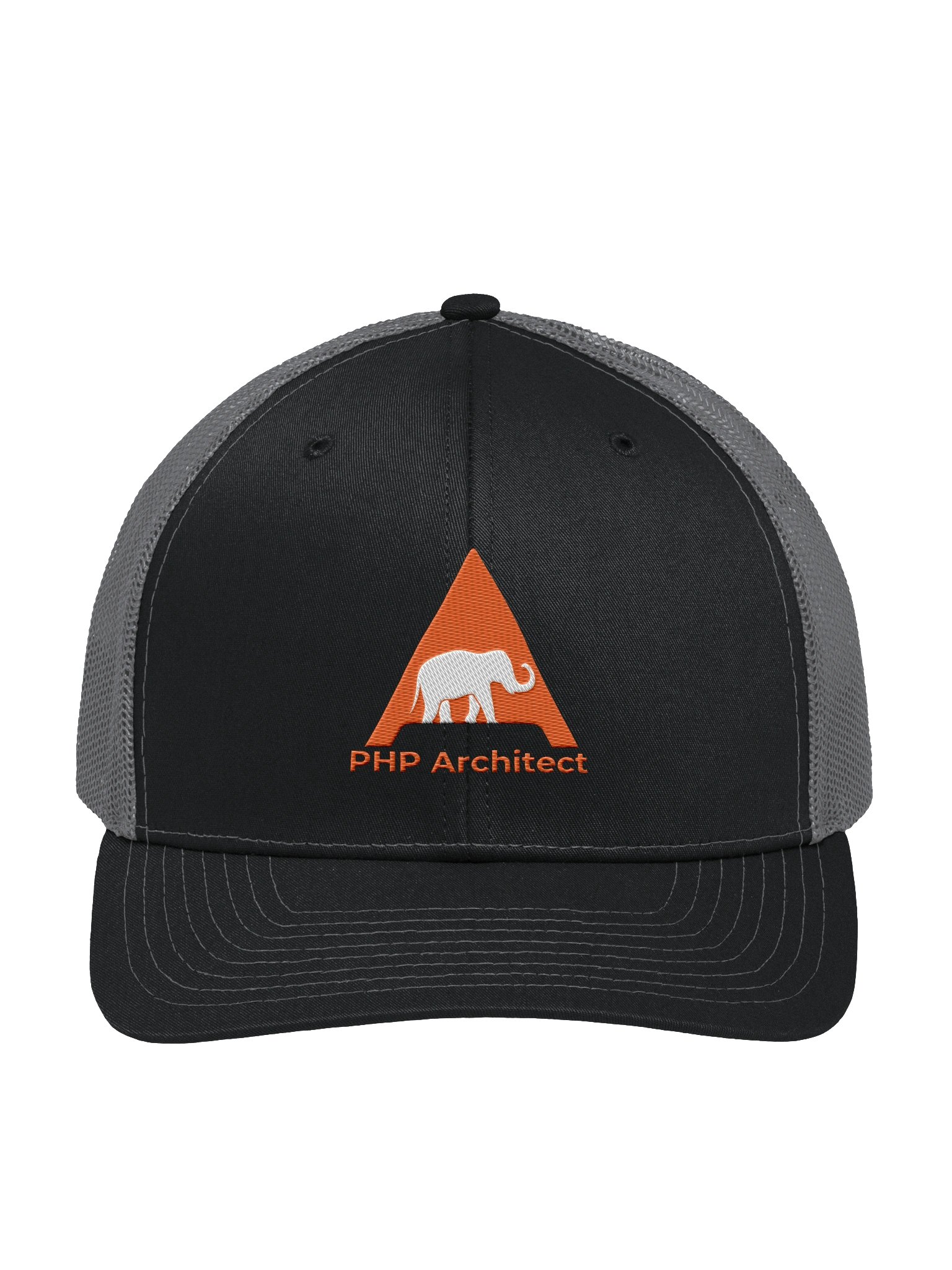 PHP Architect Trucker Snapback (Charcoal/Black) product image (1)