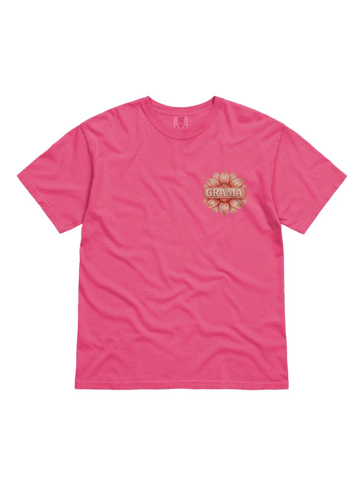 Personalized Grama Shirt Comfort Colors 1717 Custom Grandma Flower Name Shirt Gift for Grama Nana Mimi Grandmother Tee product image (1)