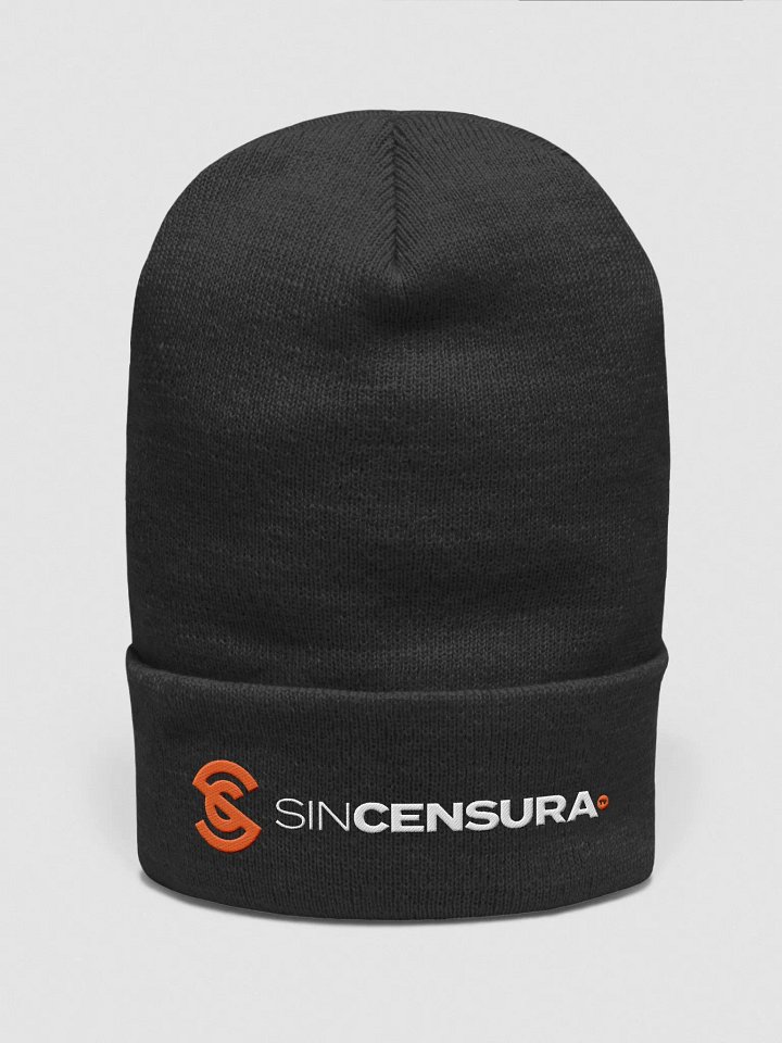 Gorra Beanie Sin Censura TV. Negro product image (1)