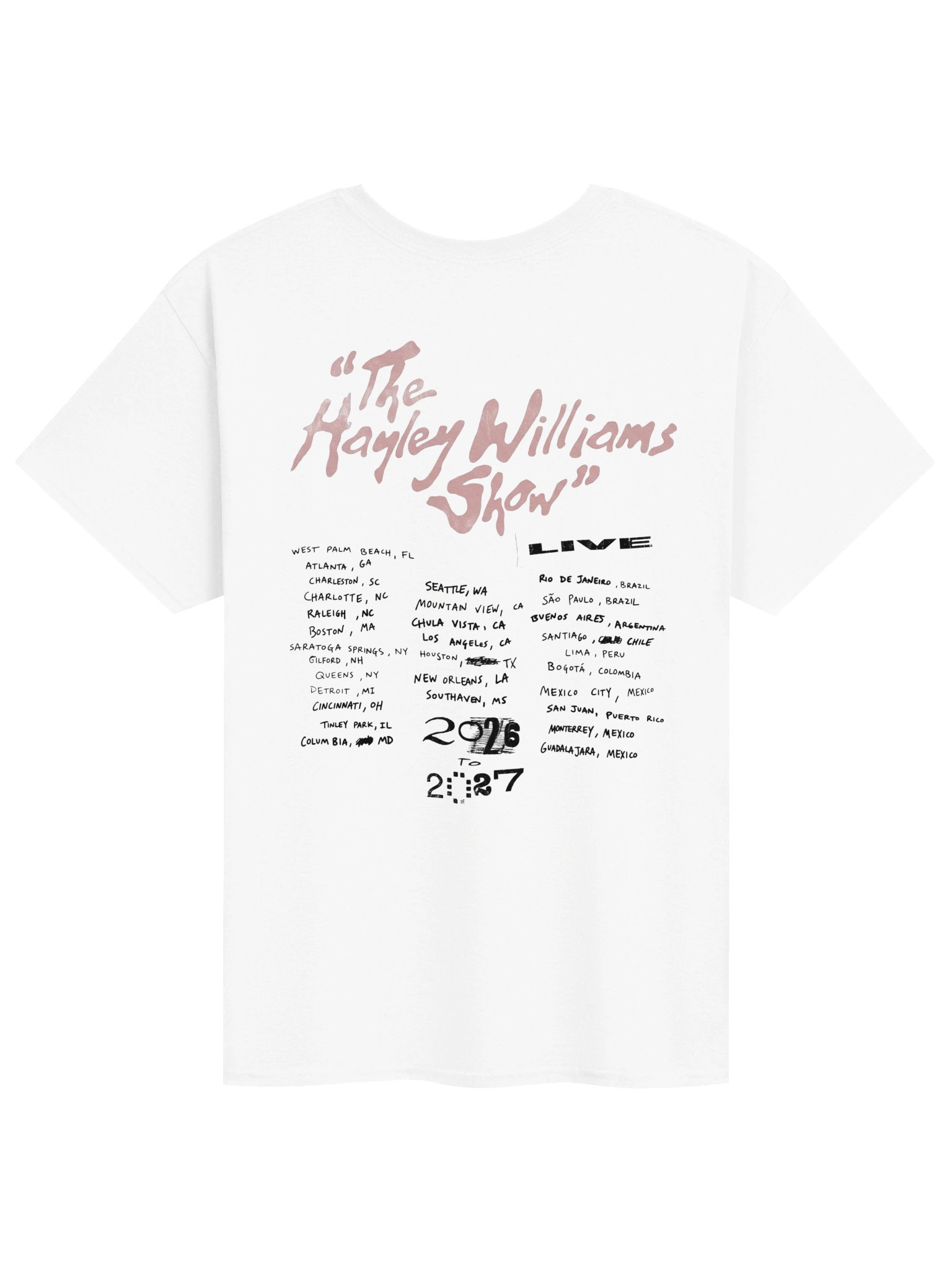 “THWS” Tour Hayley Williams T-Shirt product image (2)
