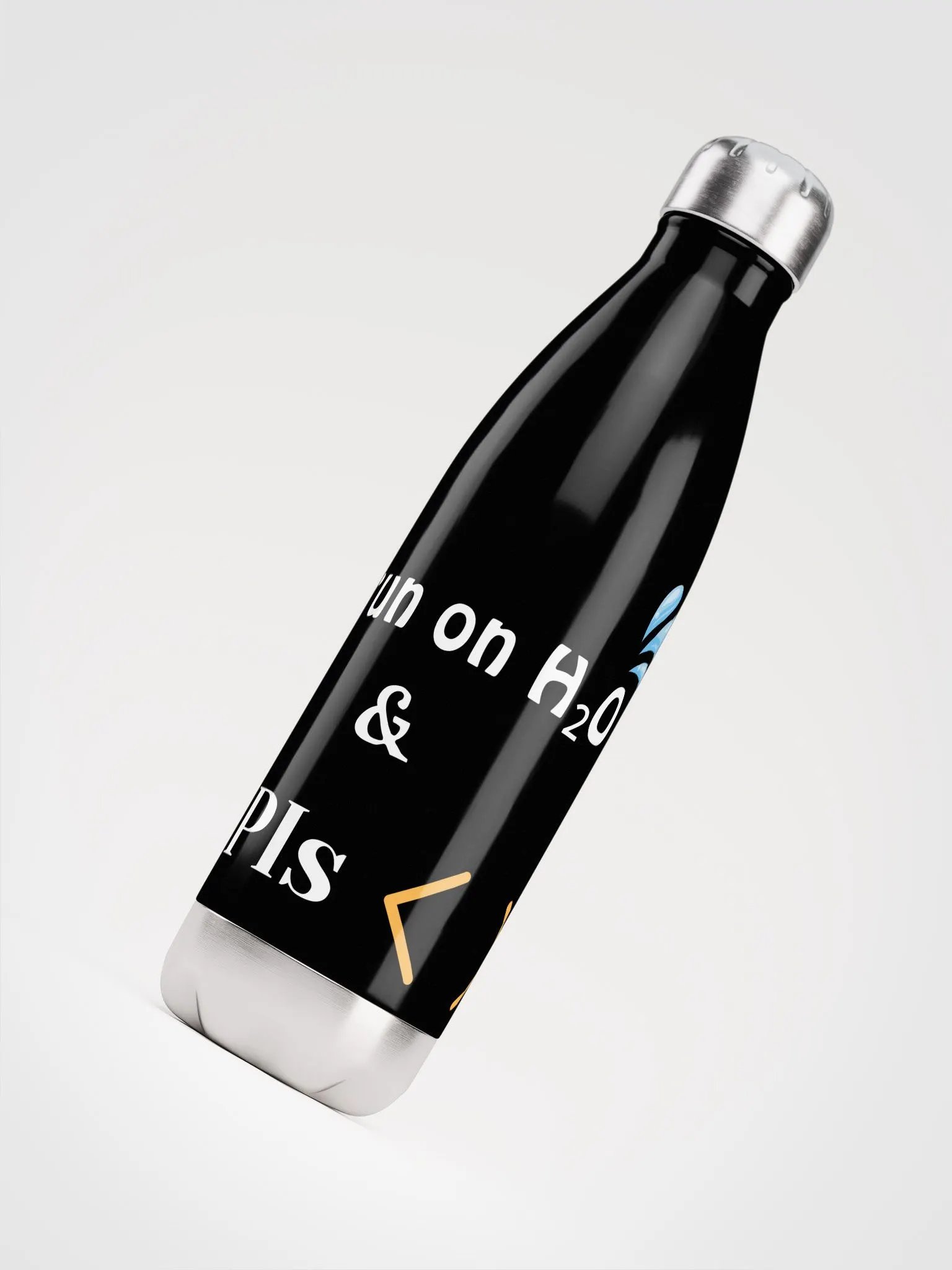 Glossy Bowling Pin Stainless Steel Water Bottle product image (4)