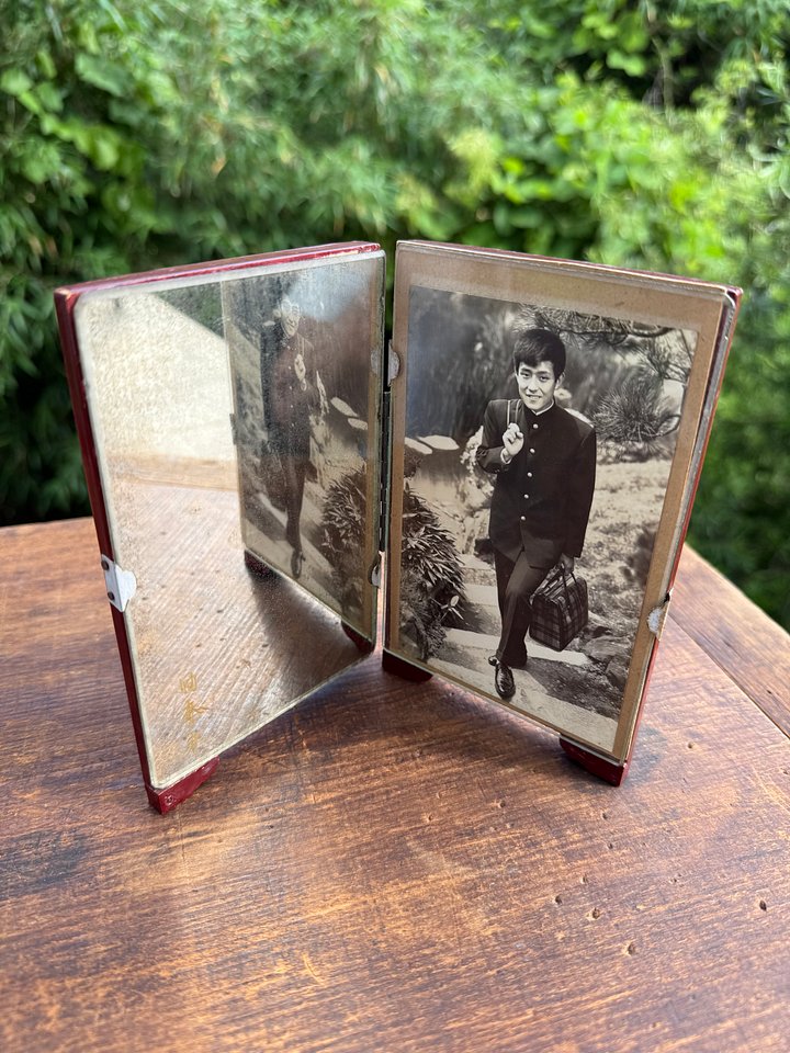 🎎 Japanese Souvenir Mirrored Picture Frame - Nihondaira - Showa Era - Japan Antique Roadshow product image (2)
