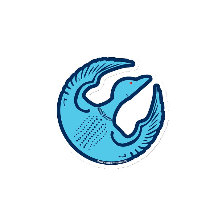 Rebel Loon Magnet - Light Blue & Dark Blue product image (2)