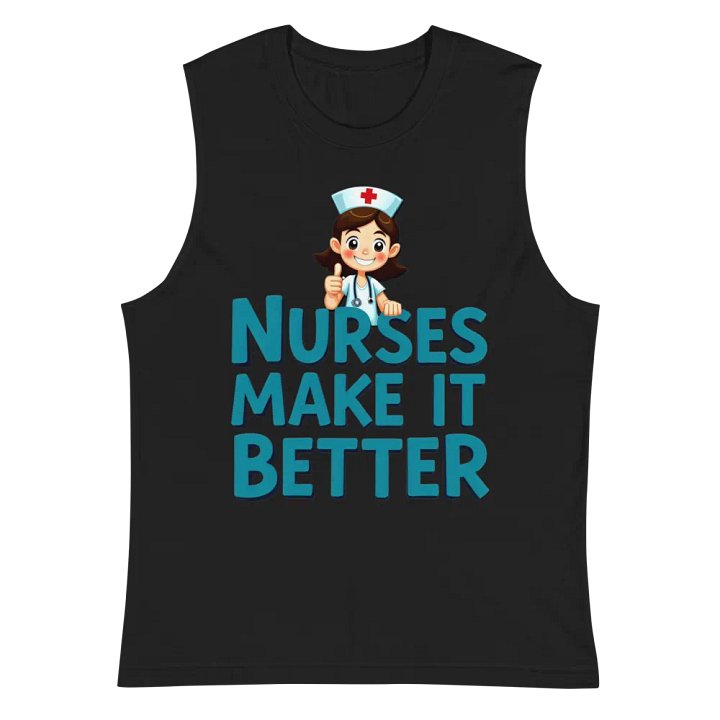 Nurse Power Thumbs-Up Muscle Tank product image (3)