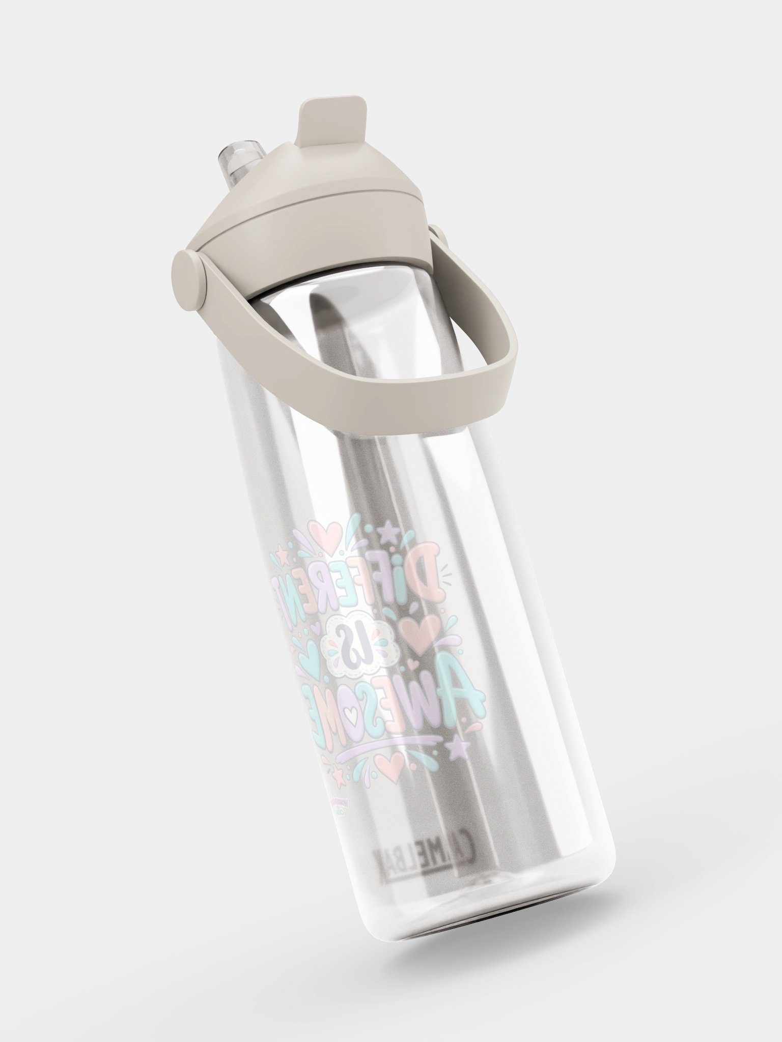 CamelBak Thrive® Flip Straw Inspirational Water Bottle - Different is Awesome. product image (7)