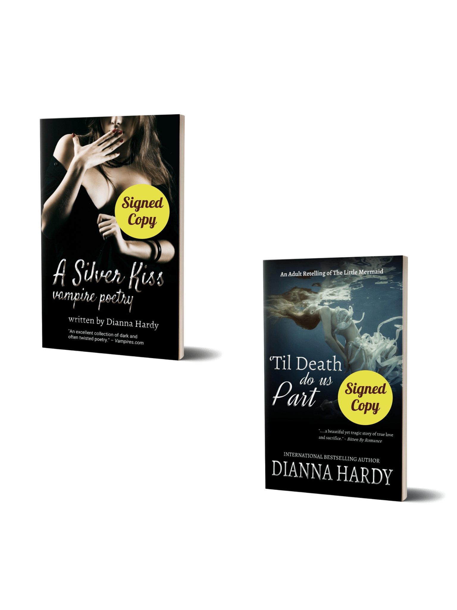 Gothic Signed Bundle: 'Til Death Do Us Part and A Silver Kiss (Vampire Poetry) product image (1)