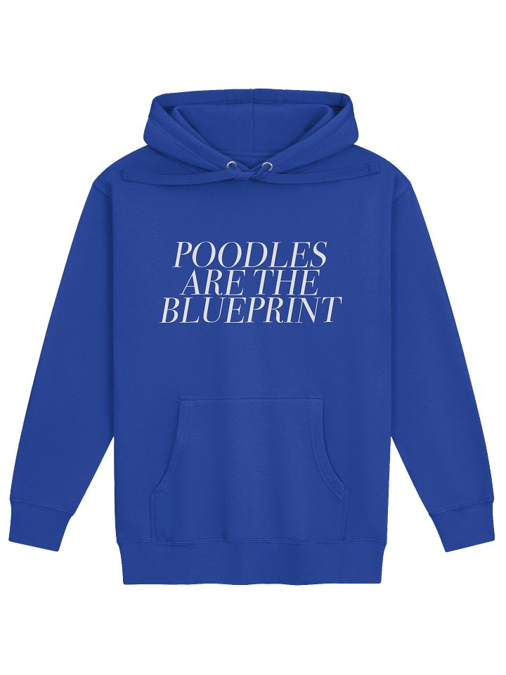 Poodles Are the Blueprint - Hoodie - Blue product image (1)